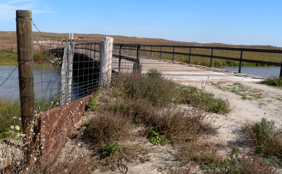 Twin Bridge (Cherry Co, NE) from S bank 2