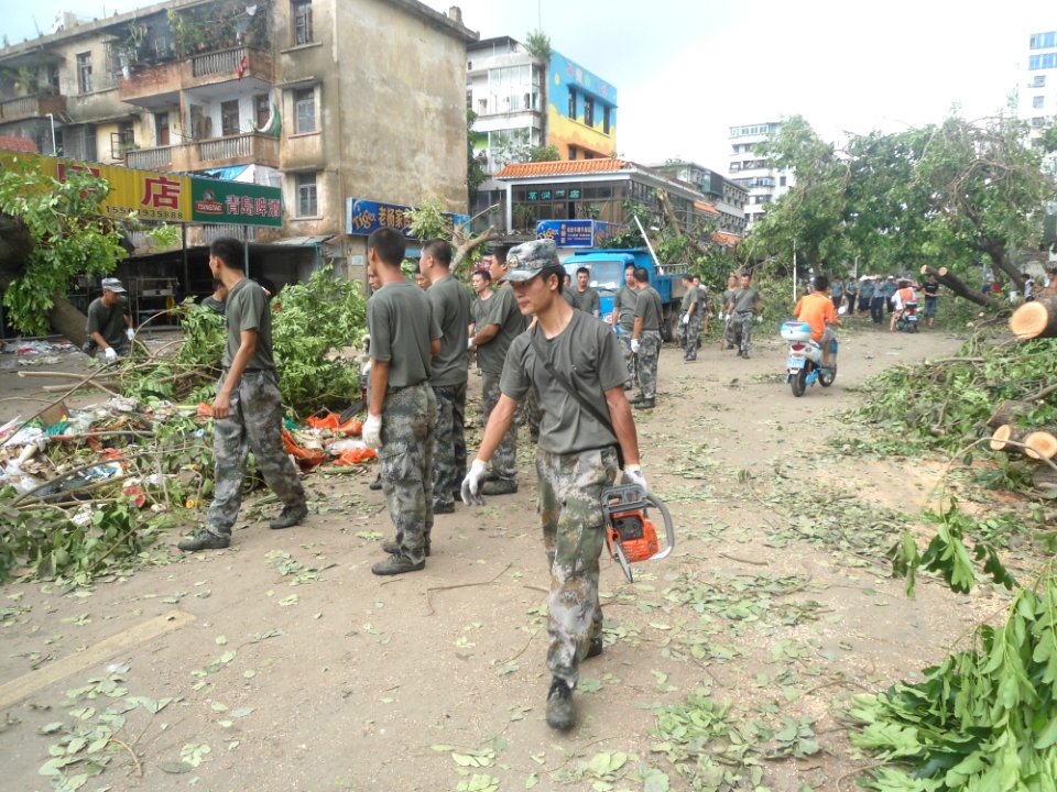 Typhoon Rammasun (2014) in Haikou - 10