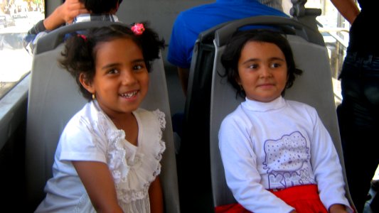 Two happy girl sited on chair - Nishapur 1