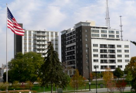 Twin Towers Omaha from NW 1