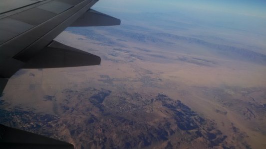 Twentynine Palms California seen from the air