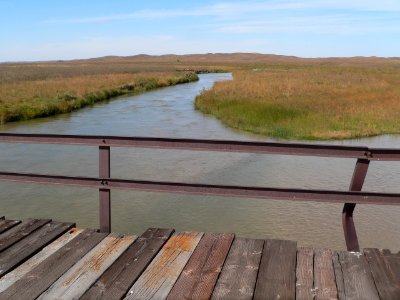 Twin Bridge (Cherry Co, NE) N Loup facing US 1
