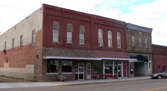 Tyndall, South Dakota, 1600 block Main W side 1
