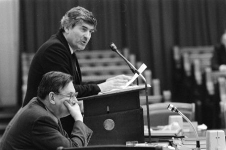 Tweede Kamer debatteert met regering over RSV rapport premier Lubbers spreekt, , Bestanddeelnr 933-2580