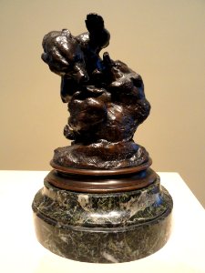 Two Bears Wrestling by Antoine-Louis Barye, model 1833, cast after 1847-1848, bronze - National Gallery of Art, Washington - DSC08716