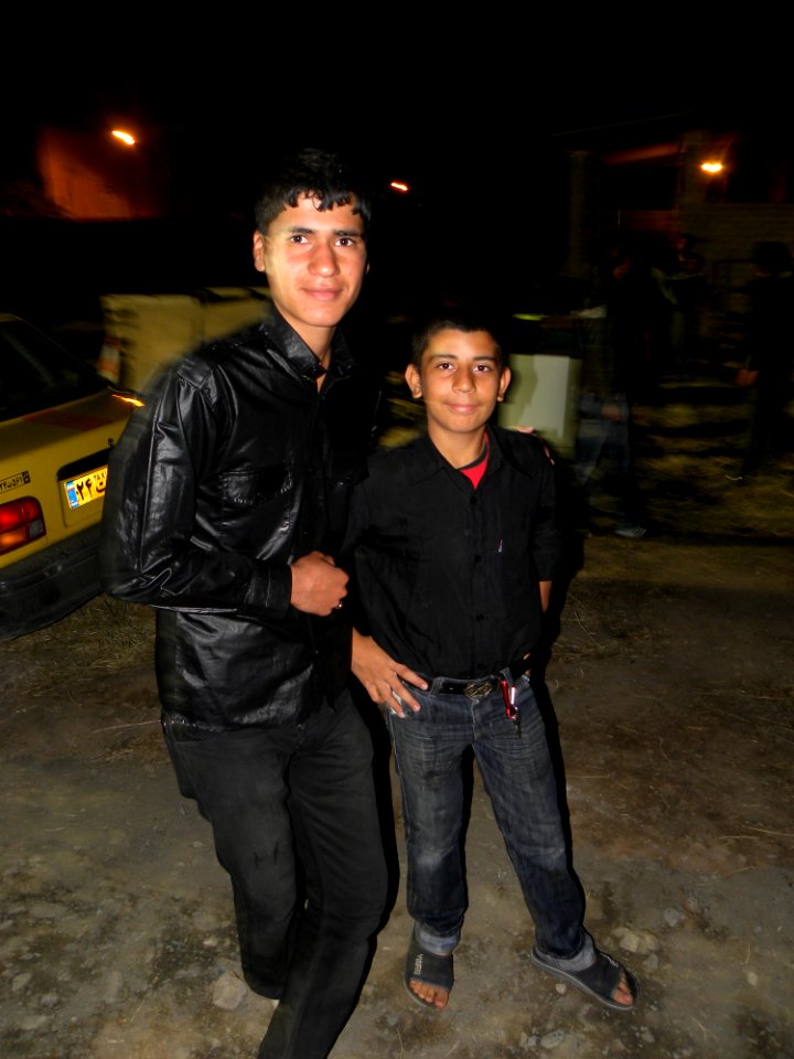 Two Brother Wearing black-Mourning Imam Hussain