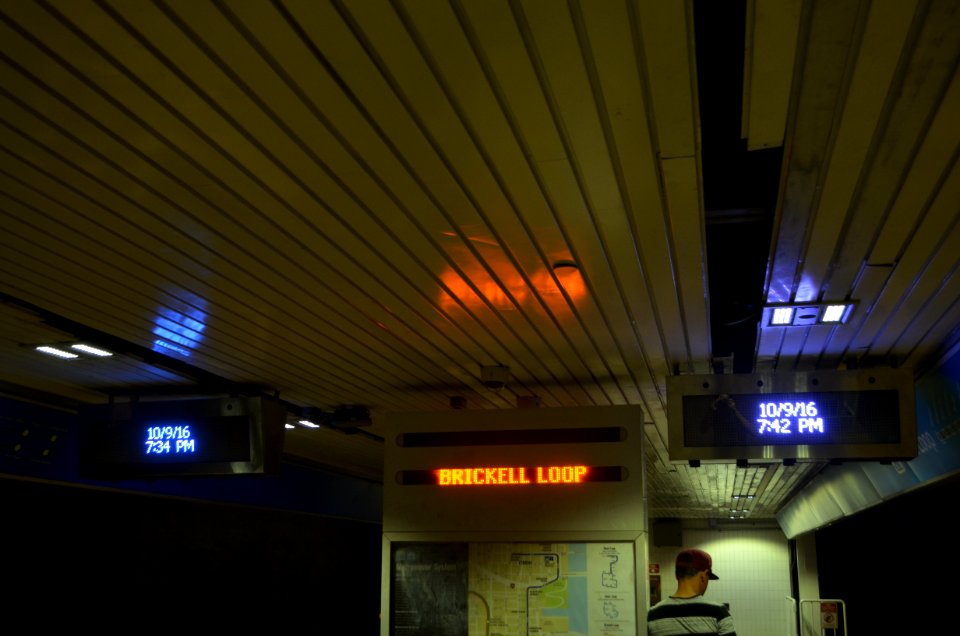 Two clocks two times metromover