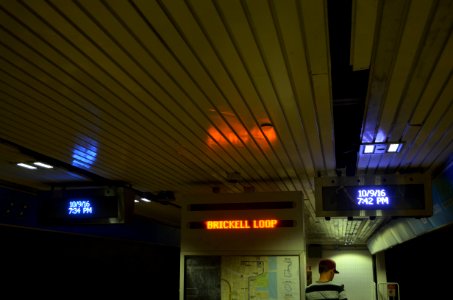 Two clocks two times metromover