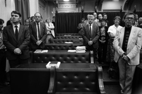 Tweede Kamer herdenking voormalig GPV-Kamerlid Jongeling, Bestanddeelnr 933-4057