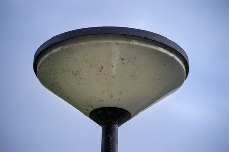 Switched off sidewalk sky