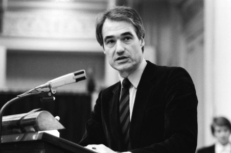 Tweede Kamer debat over uitblijven voorjaarsnota 1982. De Korte (VVD) aan het wo, Bestanddeelnr 932-0511