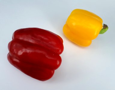 Two bell peppers 2017 A4 photo