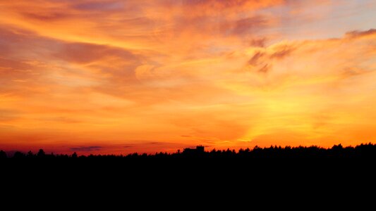 Afterglow abendstimmung landscape photo