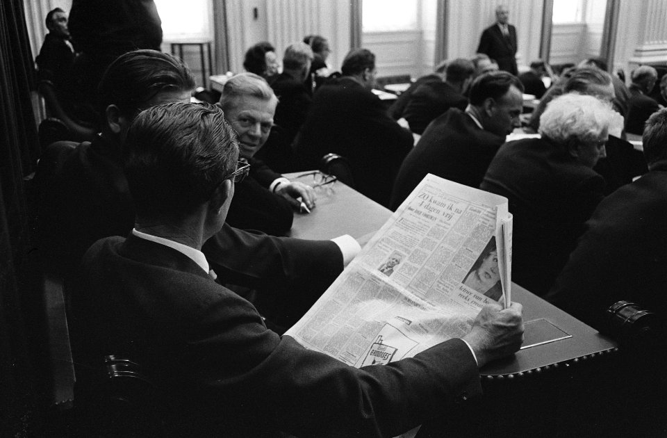 Tweede Kamer in haar nieuwe samenstelling voor het eerst bijeengekomen, Boer Koe, Bestanddeelnr 915-2246