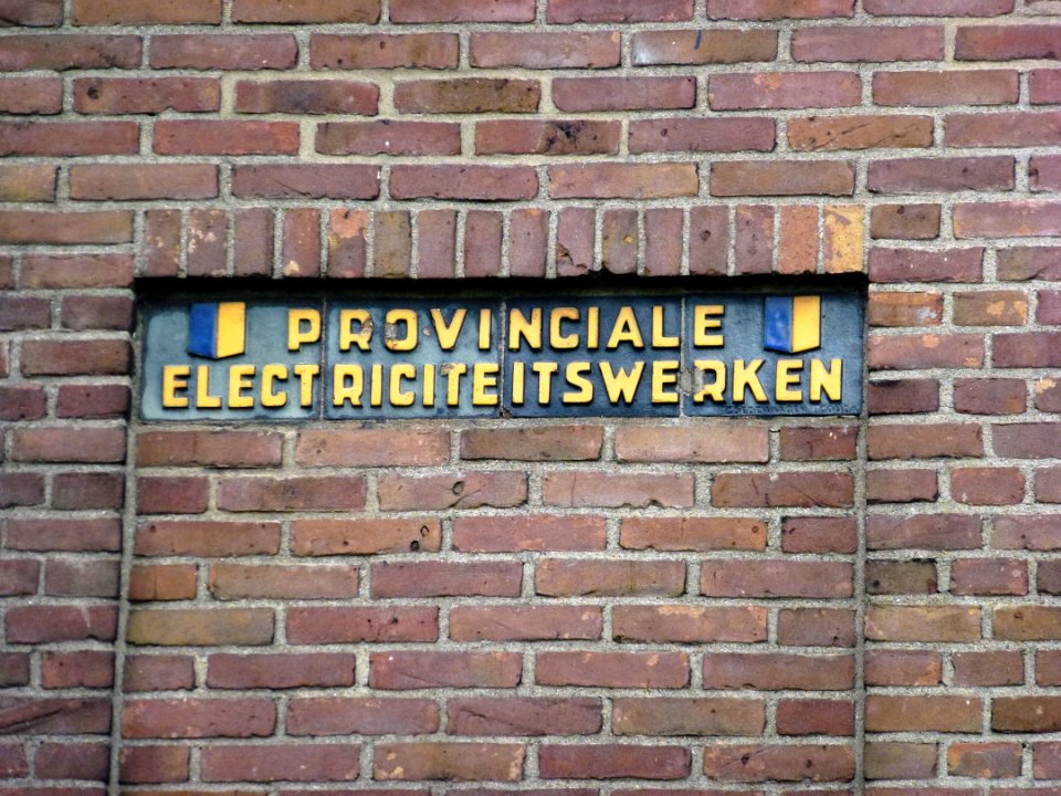 Ubbergen Rijksmonument 522018 Persingen trafohuisje, tekst