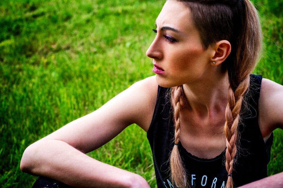 Portrait summer rock