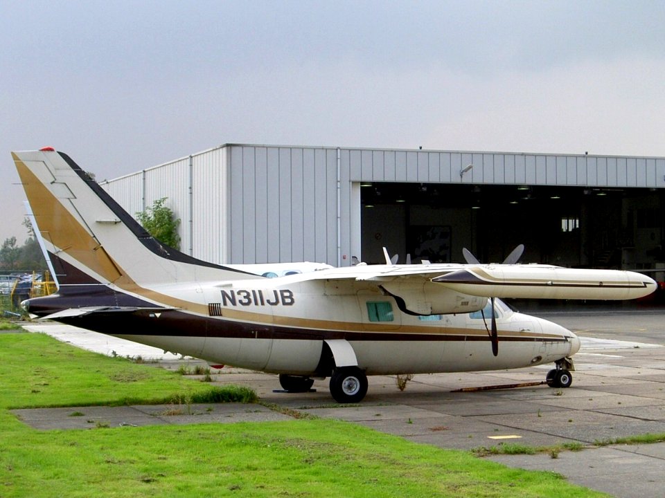 MU-2B-25 N311JB at Rotterdam Zestienhoven (RTM - EHRD), The Netherlands, 01 October 2004