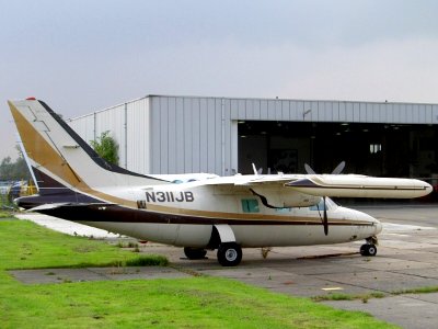 MU-2B-25 N311JB at Rotterdam Zestienhoven (RTM - EHRD), The Netherlands, 01 October 2004