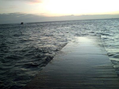 Muelle en Playa el Yaque en Margarita 2
