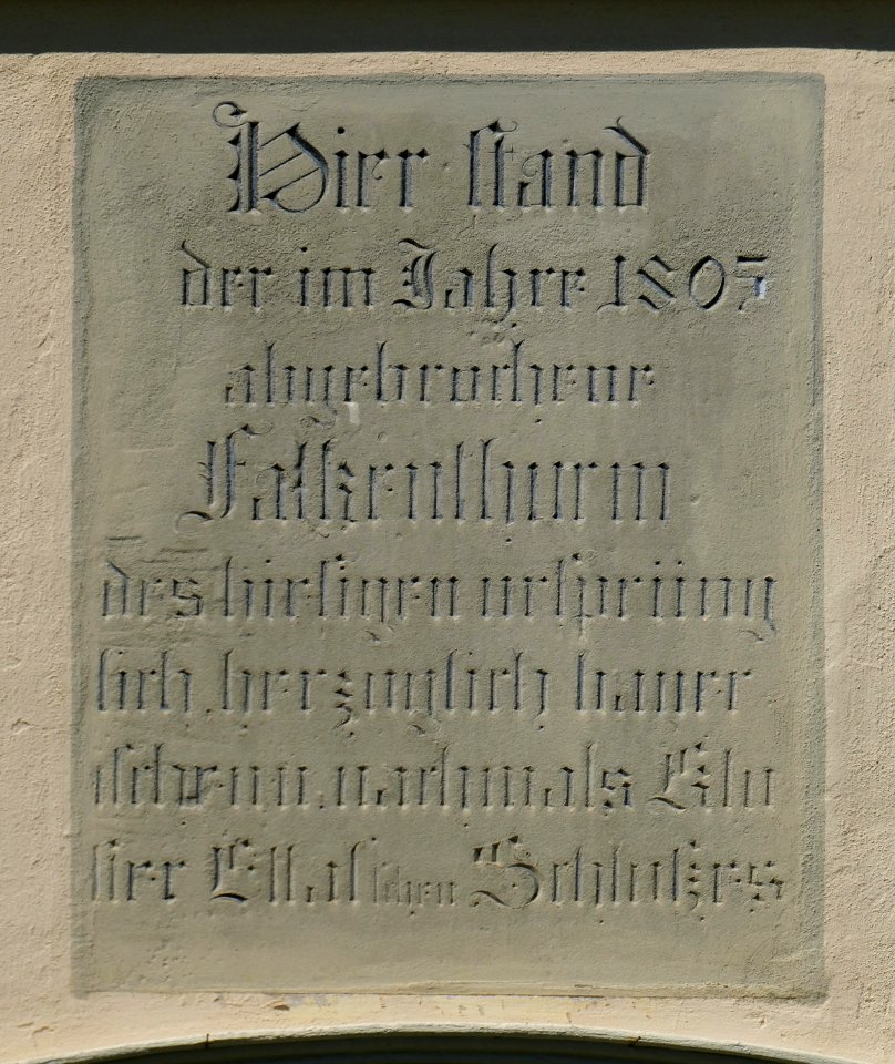 Murnau, Tafel Falkenthurm, 1