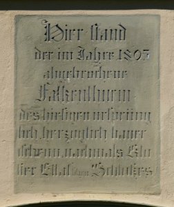 Murnau, Tafel Falkenthurm, 1
