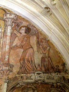 Mural in Despenser chantry, Tewkesbury Abbey 03