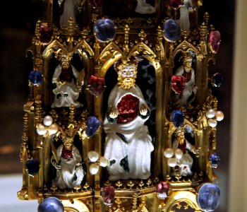 Musée du Louvre Objets d'art Aile Richelieu Salle 504 Tableau de la Trinité MR552 04012019 7442