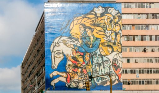 Mural in Street of Caracas