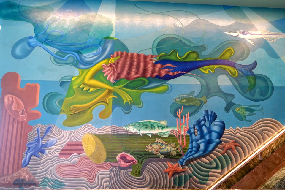 Murals in the Aquatic Park Bathhouse - San Francisco, CA - DSC04095