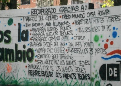 Muro en Los Teques