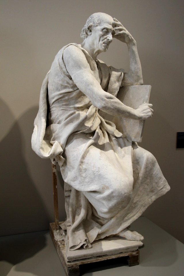 Musée Camille Claudel 07092019 Paul Dubois La Méditation ou l'Etude Plâtre Cénotaphe Lamoricière 7974