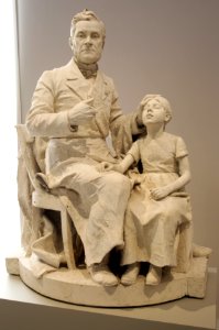 Musée Camille Claudel 08092019 Alfred Boucher Monument au docteur Panas Plâtre 1 7806