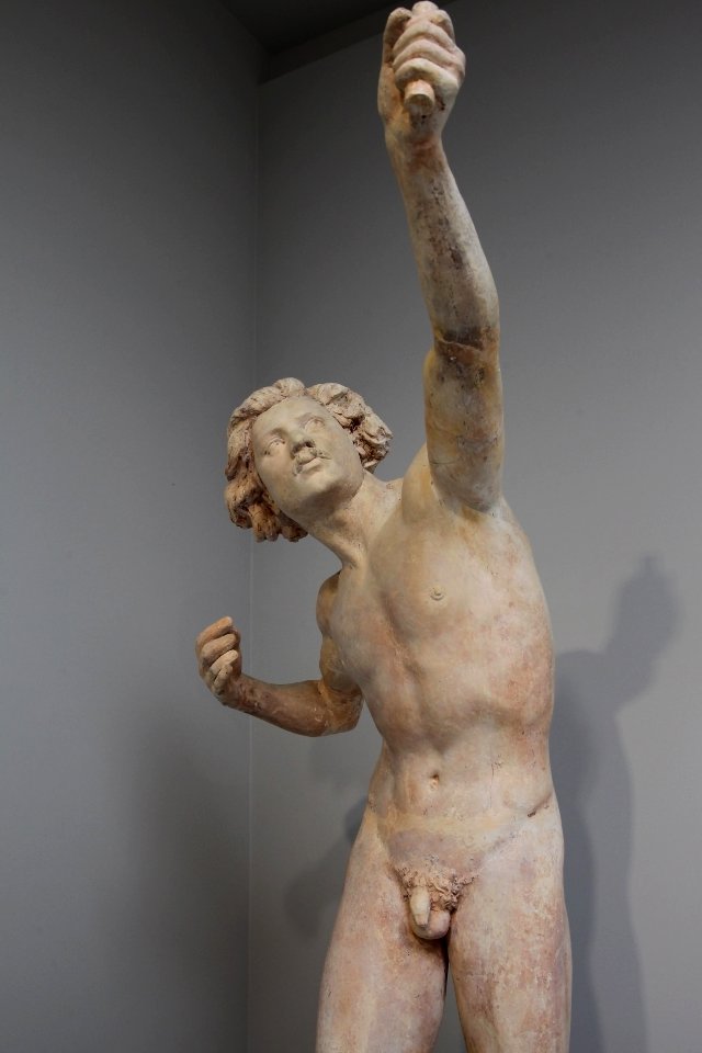 Musée Camille Claudel 08092019 Alfred Boucher Le Tireur à l'arc Plâtre patiné 1874 2 7770