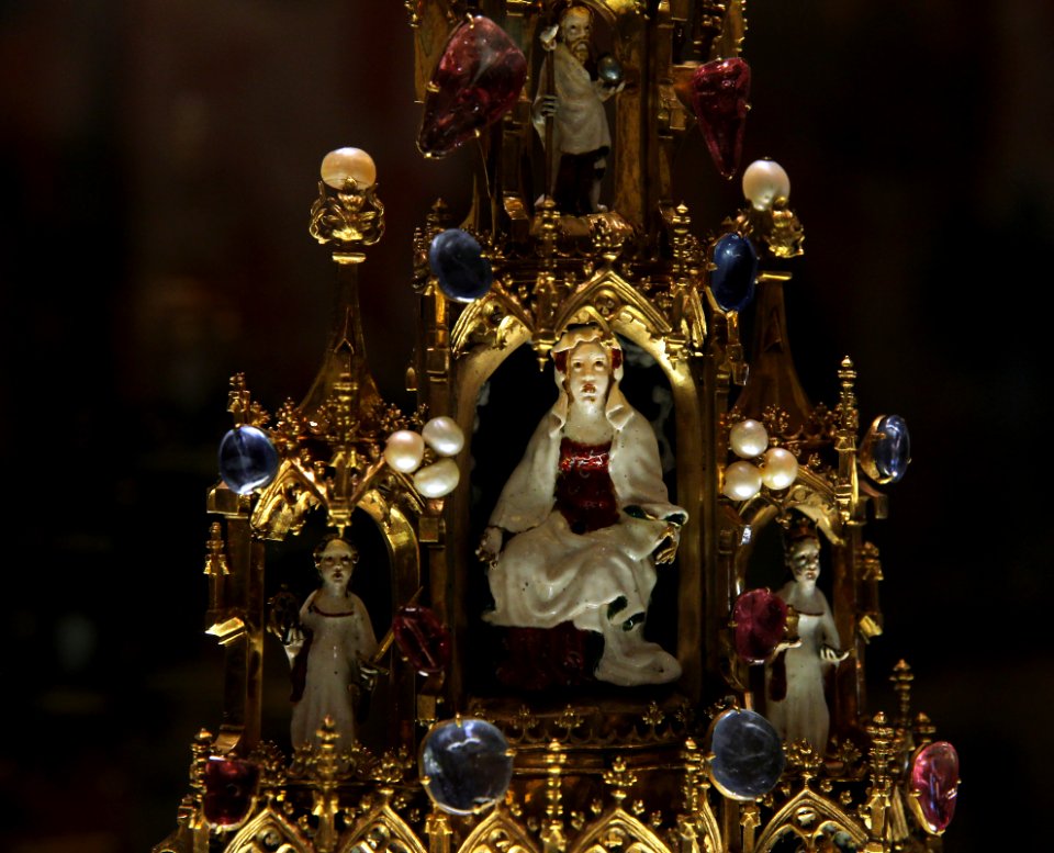 Musée du Louvre Objets d'art Aile Richelieu Salle 504 Tableau de la Trinité MR552 04012019 7436