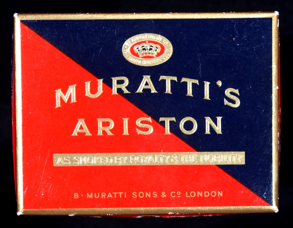 Murattis Ariston cigarettes box