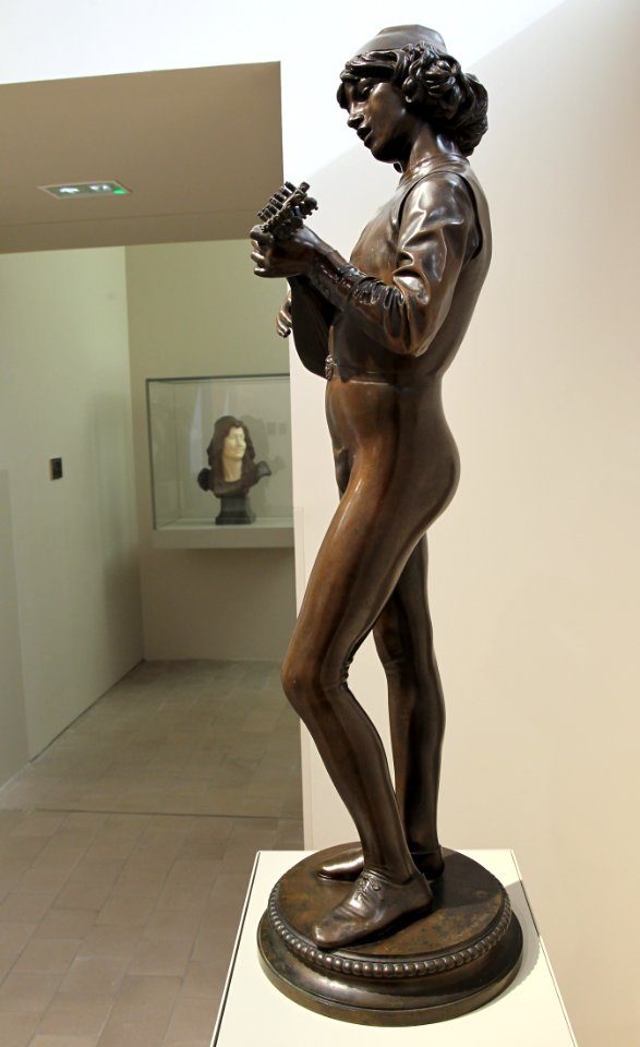 Musée Camille Claudel 07092019 Paul Dubois Chanteur florentin du XVème siècle 1865 Fonte Barbedienne 8 7923