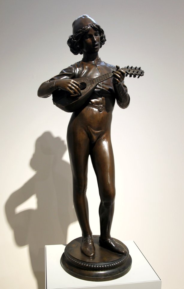 Musée Camille Claudel 07092019 Paul Dubois Chanteur florentin du XVème siècle 1865 Fonte Barbedienne 4 7912