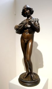 Musée Camille Claudel 07092019 Paul Dubois Chanteur florentin du XVème siècle 1865 Fonte Barbedienne 5 7900