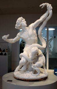 Musée Camille Claudel 08092019 Gabriel Jules Thomas 1893 Homme combattant un serpent 1 7867
