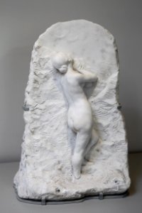 Musée Camille Claudel 08092019 Alfred Boucher Jeune Femme au chignon Marbre 7787