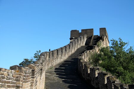 Blue sky and white clouds summer mutianyu