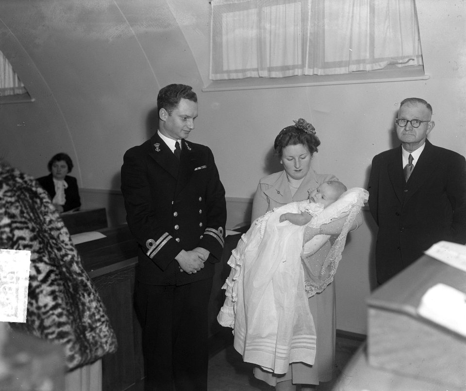 Onderzeedienst Rotterdam, doopplechtigheid kinderen, Bestanddeelnr 903-8634