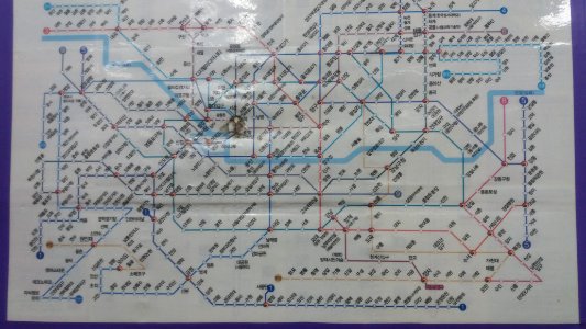 Old Metropolitan subway map
