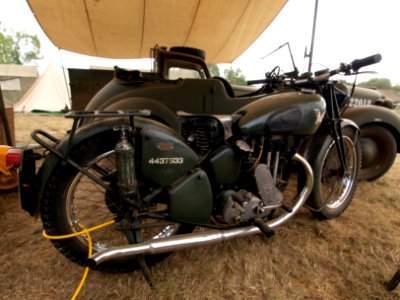 Old military Matchless motorcycle, 4437533 pic1