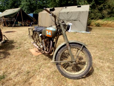 Old military Matchless motorcycle, C6115626 pic1