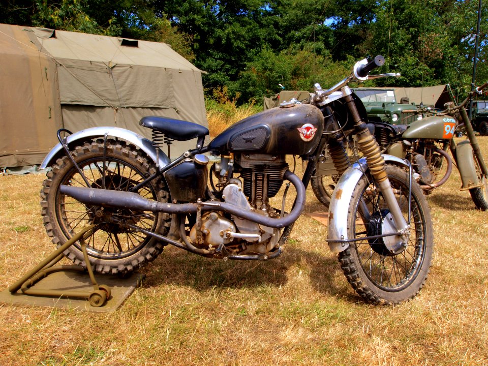 Old Matchless motorcycle
