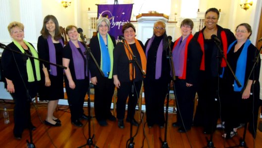 Olympia's Daughters a capella singing group photo