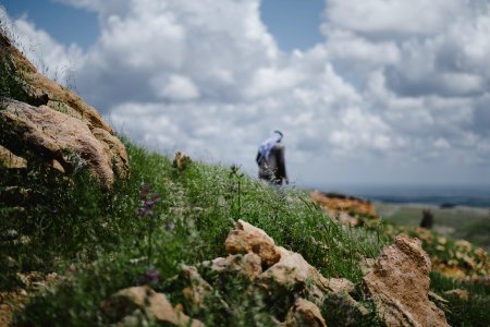On the way to Mazari Mama Rashan overlooking Shingal, after its destruction by the Islamic State 17