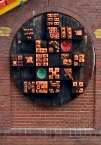 Ommen sculptuur Stationsgebouw