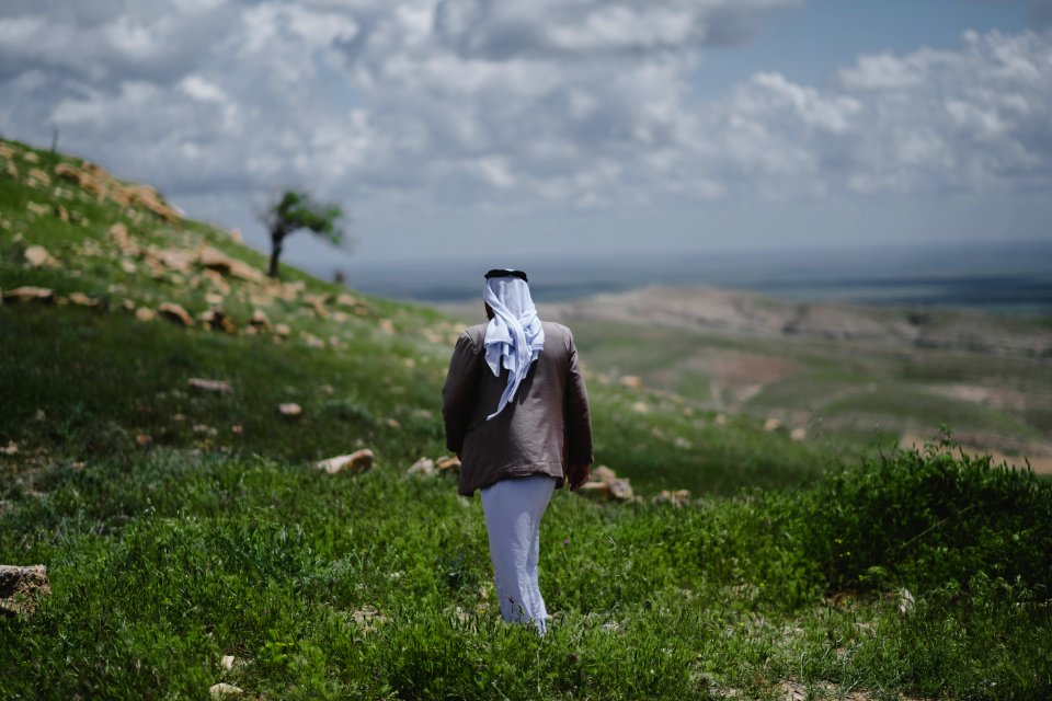 On the way to Mazari Mama Rashan overlooking Shingal, after its destruction by the Islamic State 09